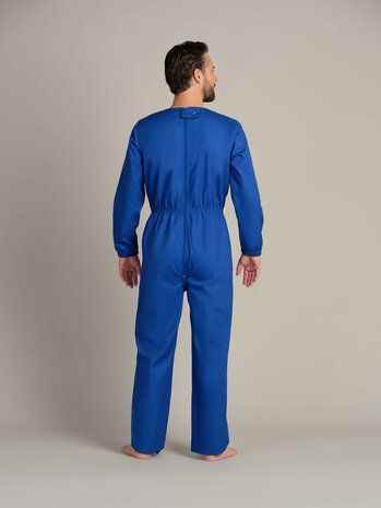 antischeurbody 2500 met lange mouw, lange pijp, kleur 251 blauw